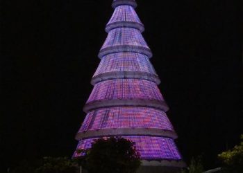Árvore de Natal com Luzes de LED